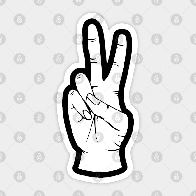 Kids Peace Sign Sticker by GraphicsGarageProject